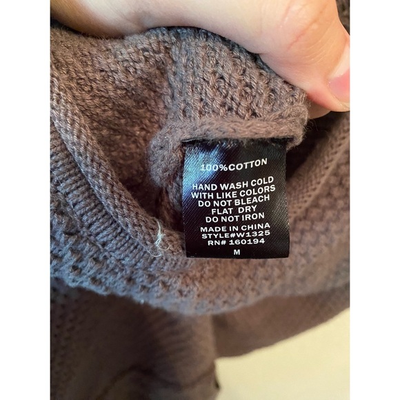 Women's Brown/Taupe Waffle Jumpsuit - Picture 5 of 5